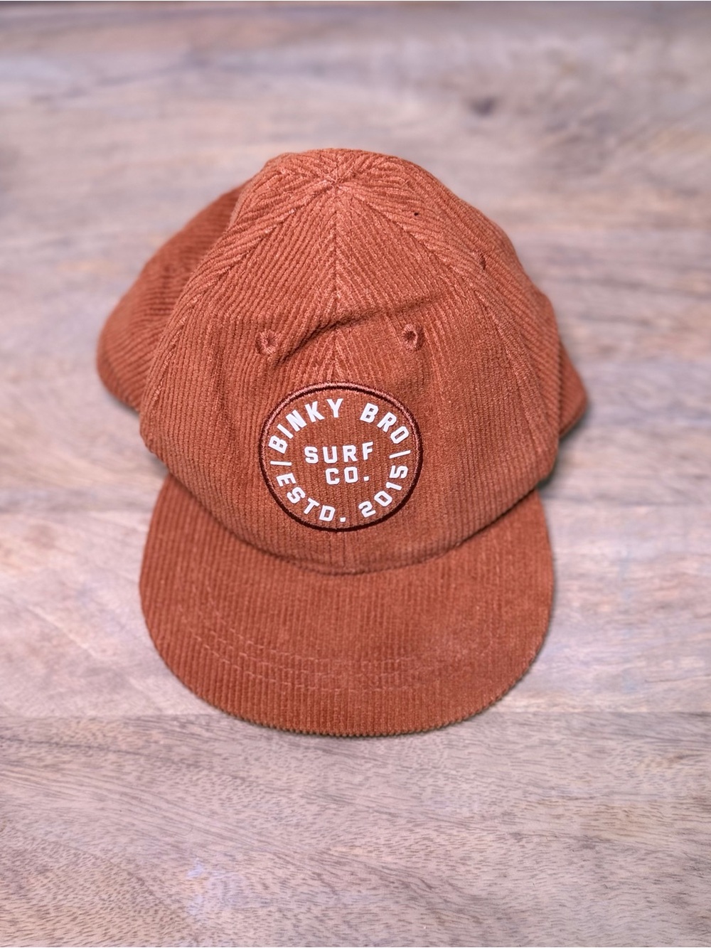 Binky Bro. Infant Corduroy Cap - Rust Brown